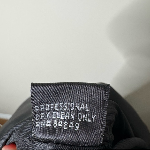 Carmen Marc Valvo Collection Black Gold Silk Blend Floral Full Maxi Skirt Formal - Picture 12 of 12